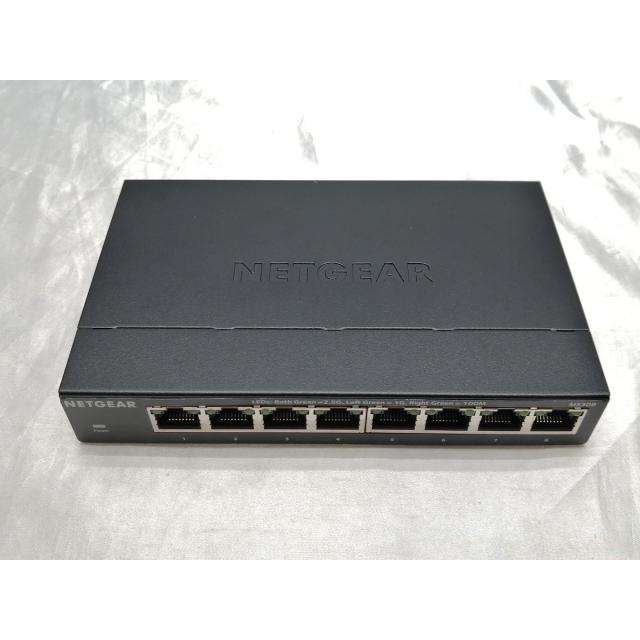 中古】NETGEAR MS308-100JPS 2.5GbE 8ポートアンマネージスイッチ【EC 