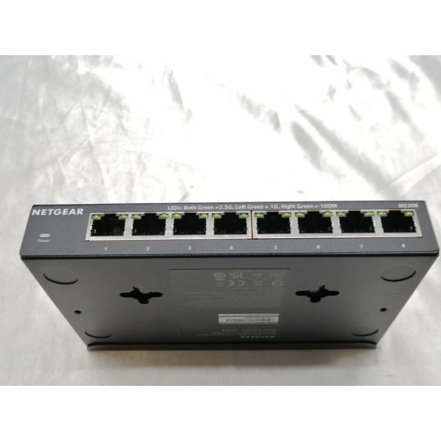 中古】NETGEAR MS308-100JPS 2.5GbE 8ポートアンマネージスイッチ【EC 