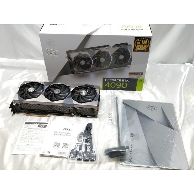 中古】MSI GeForce RTX 4090 SUPRIM X 24G RTX4090/24GB (GDDR6X)【EC