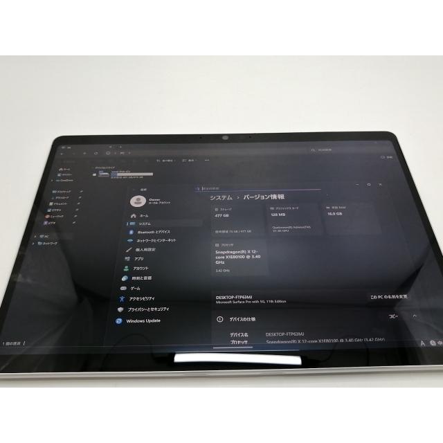 中古】Surface Pro (第11世代/2024) with 5G Copilot+PC OLED