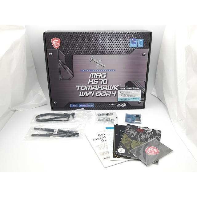 中古】MSI MAG H670 TOMAHAWK WIFI DDR4 H670(DDR4)/LGA1700/2.5