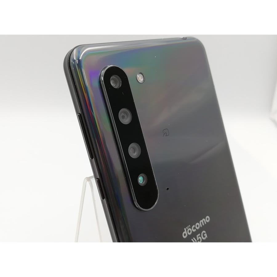 中古】SHARP docomo 【SIMロック解除済み】 AQUOS R5G ブラックレイ