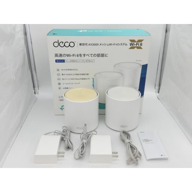 中古】TP-LINK Deco X60(2パック) Wi-Fi6(11ax)対応メッシュWi-Fi