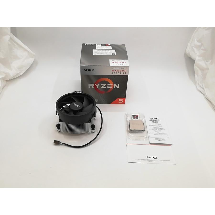 中古】AMD Ryzen 5 3400G (3.7GHz/TC:4.2GHz) BOX AM4/4C/8T/L3 4MB