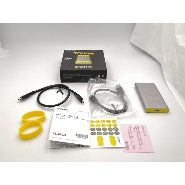 中古】SONY 【ポータブルSSD】SL-MG5 ポータブルSSD シルバー 【500GB