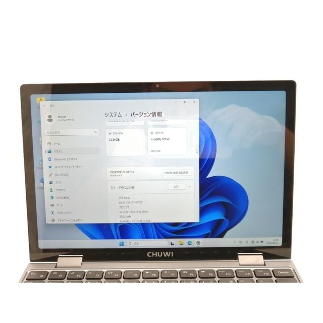中古】CHUWI CHUWI MiniBook X N150【Intel N150 12G 512G(SSD) 10LCD