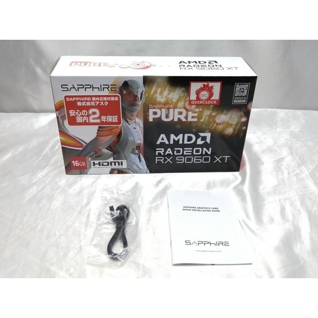中古】SAPPHIRE SAPPHIRE PURE Radeon RX 9060 XT GAMING OC 16GB