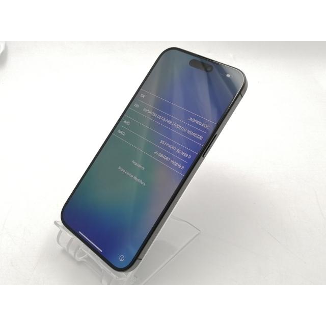 中古】Apple 国内版 【SIMフリー】 iPhone 15 Pro Max 256GB ブラック