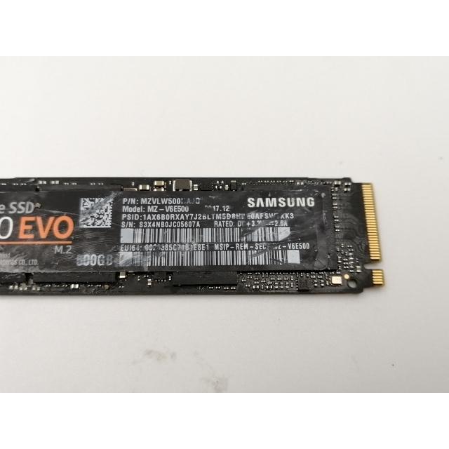 中古】SAMSUNG 960 EVO MZ-V6E500B/IT 500GB/M.2 2280(PCIe3.0 NVMe