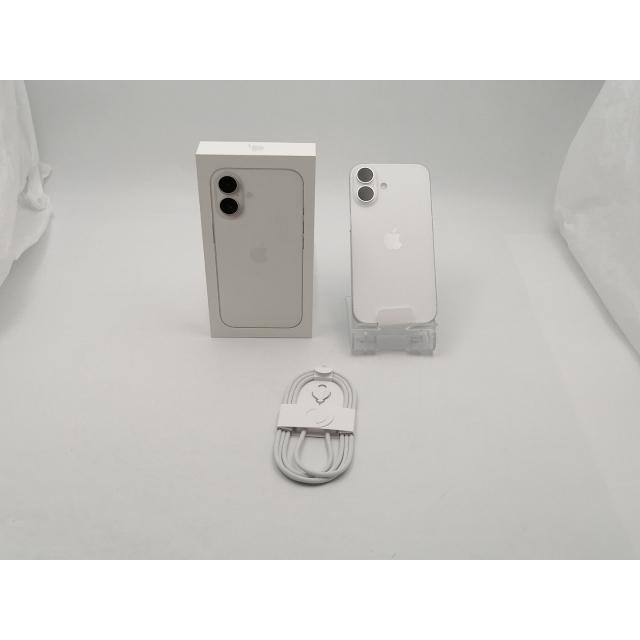 未使用】Apple docomo 【SIMフリー】 iPhone 16 128GB ホワイト MYDR3J