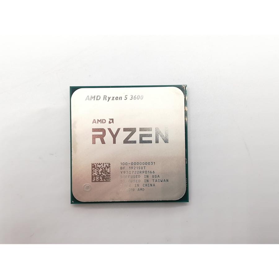 【中古・動作確認済】AMD Ryzen 5 3600 CPU 本体のみ 中古】AMD Ryzen 5 3600 (3.6GHz/TC:4.2GHz) BOX AM4/6C/12T/L3