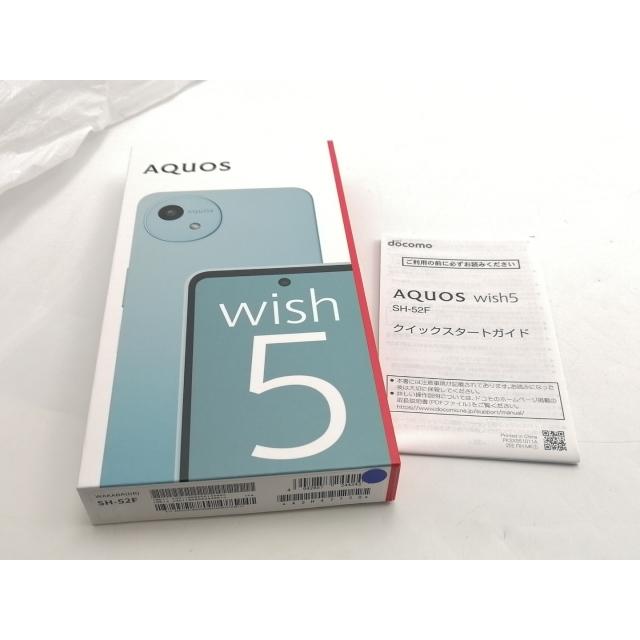 未使用】SHARP docomo 【SIMフリー】 AQUOS wish5 ワカバ 4GB