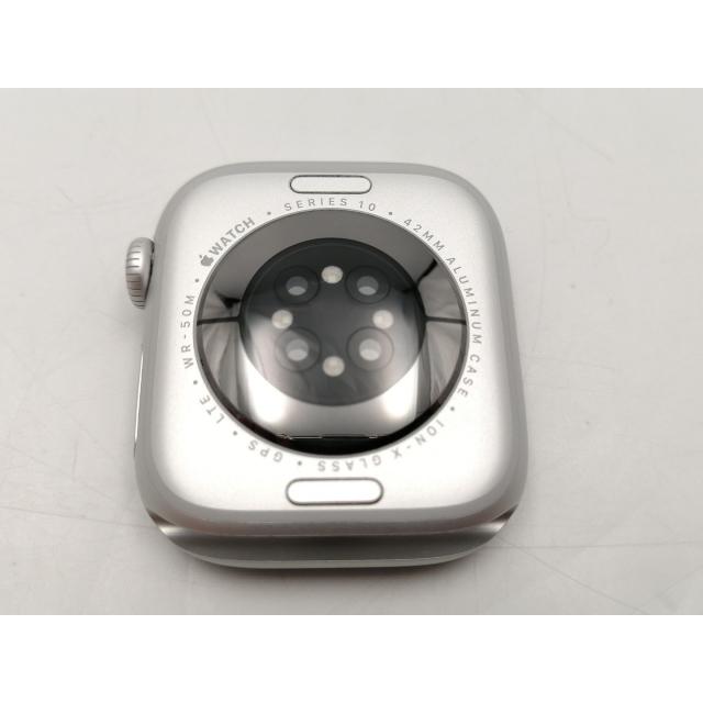 【中古】Apple Apple Watch Series10 42mm Cellular シルバーアルミニウムケース (バンド無し)【ECセンター】保証期間１ヶ月【ランクB】の画像
