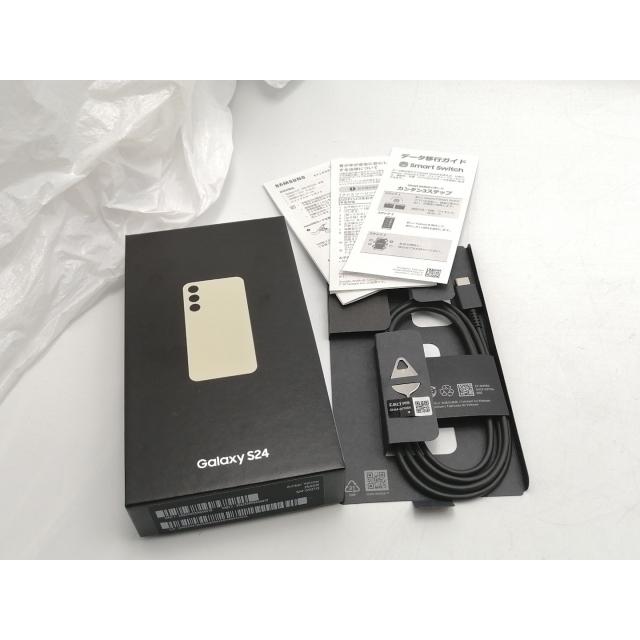 中古】SAMSUNG 国内版 【SIMフリー】 Galaxy S24 アンバーイエロー 8GB