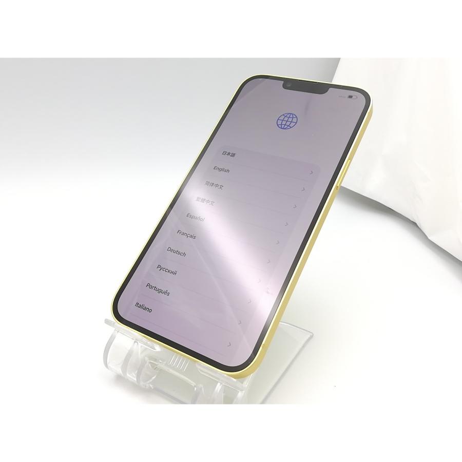 【中古】Apple 国内版 【SIMフリー】 iPhone 14 Plus 128GB イエロー MR603J/A【ECセンター】保証期間１ヶ月【ランクA】の画像