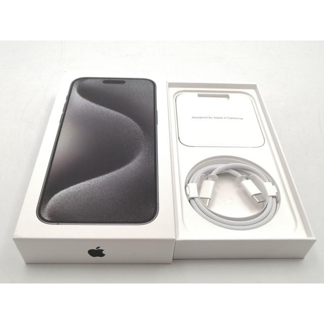 中古】Apple 国内版 【SIMフリー】 iPhone 15 Pro Max 256GB ブラック