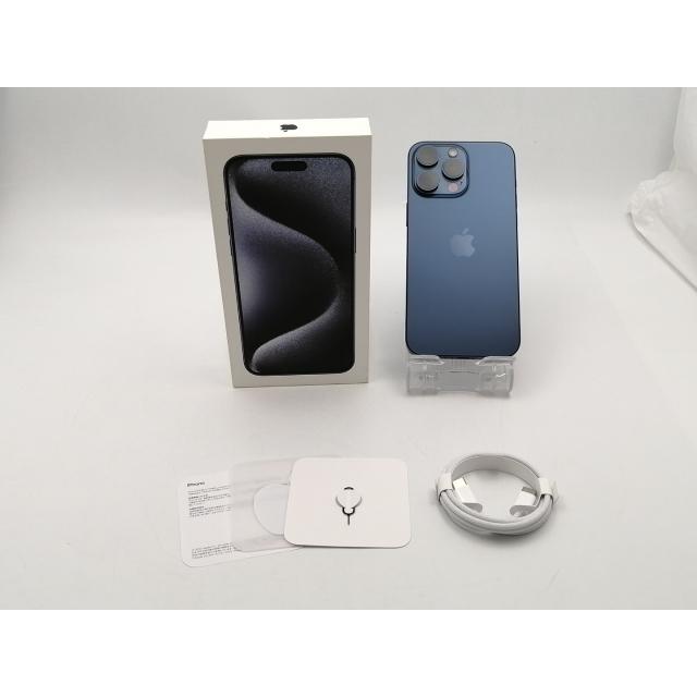 【中古】Apple 国内版 【SIMフリー】 iPhone 15 Pro Max 512GB ブルーチタニウム MU6X3J/A【ECセンター】保証期間１ヶ月【ランクA】の画像