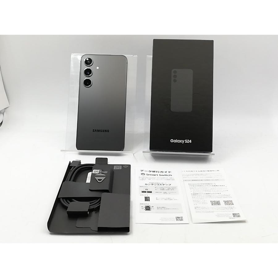 中古】SAMSUNG 国内版 【SIMフリー】 Galaxy S24 オニキスブラック 8GB