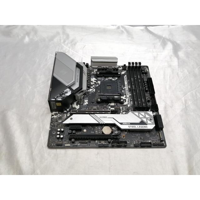 中古】ASRock B550M Steel Legend B550/AM4/2.5GbitLAN/MicroATX【EC