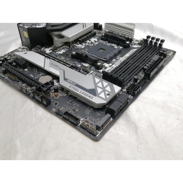 中古】ASRock B550M Steel Legend B550/AM4/2.5GbitLAN/MicroATX【EC