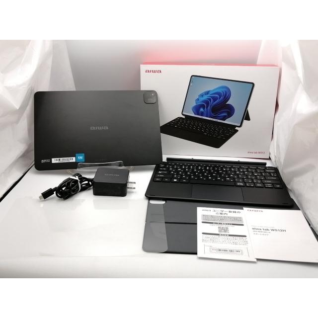 中古】AIWA aiwa tab WS12 WS12H JA4-TBW1201-H ブラック【Intel N100
