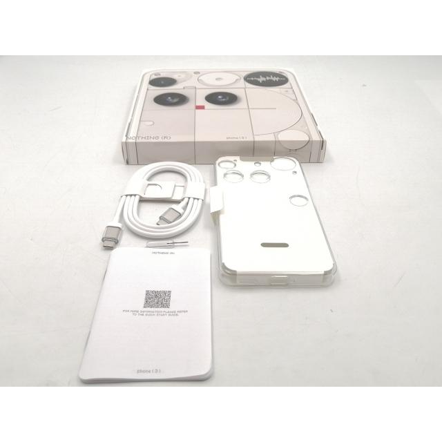 Nothing Phone (3) 12GB/256GB グローバル版 中古品 Nothing Phone(3) ブラック【RAM12GB/ROM256GB 国内版SIMフリー】|中古