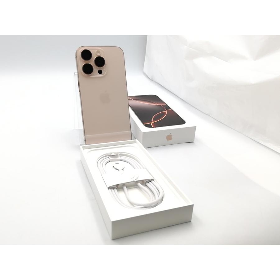 中古】Apple 国内版 【SIMフリー】 iPhone 16 Pro 256GB デザート