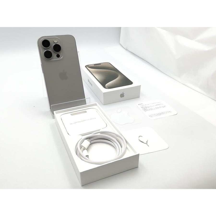 中古】Apple 国内版 【SIMフリー】 iPhone 15 Pro 256GB ナチュラル