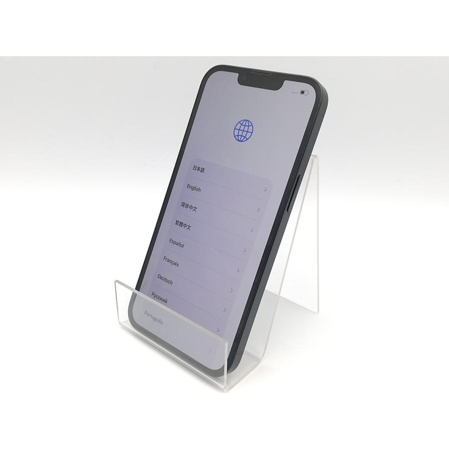 【中古】Apple au 【SIMフリー】 iPhone 13 128GB ミッドナイト MLNC3J/A【ECセンター】保証期間１ヶ月【ランクC】の画像