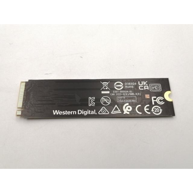 中古】W.D. WD Blue SN580 NVMe WDS500G3B0E 500GB/M.2 2280(PCIe4.0