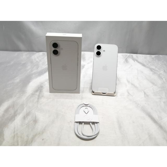 未使用】Apple docomo 【SIMフリー】 iPhone 16 128GB ホワイト MYDR3J