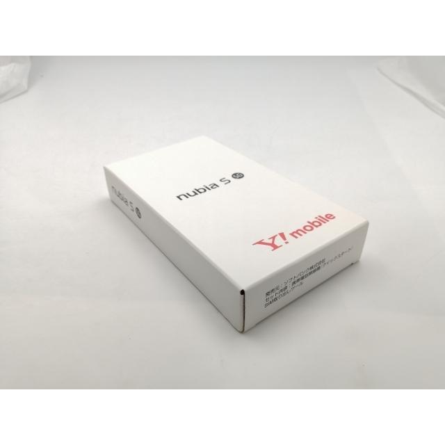 未使用】ZTE ymobile 【SIMフリー】 nubia S 5G 4GB 128GB ホワイト