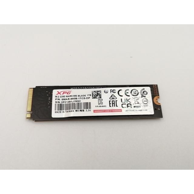 XPG 2TB M.2 2280 SSD 中古 中古】各社 1TB SSD (M.2 2280/PCIe5.0 NVMe)【ECセンター】保証期間1