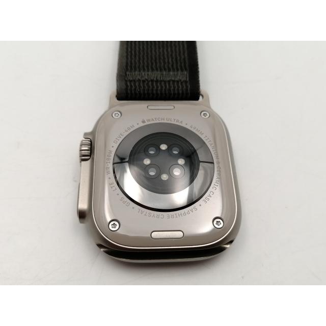 【中古】Apple Apple Watch Ultra 49mm Cellular チタニウムケース/ブラック/グレイトレイルループ M&L MQFX3J/A【ECセンター】保証期間１ヶ月【ランクA】の画像