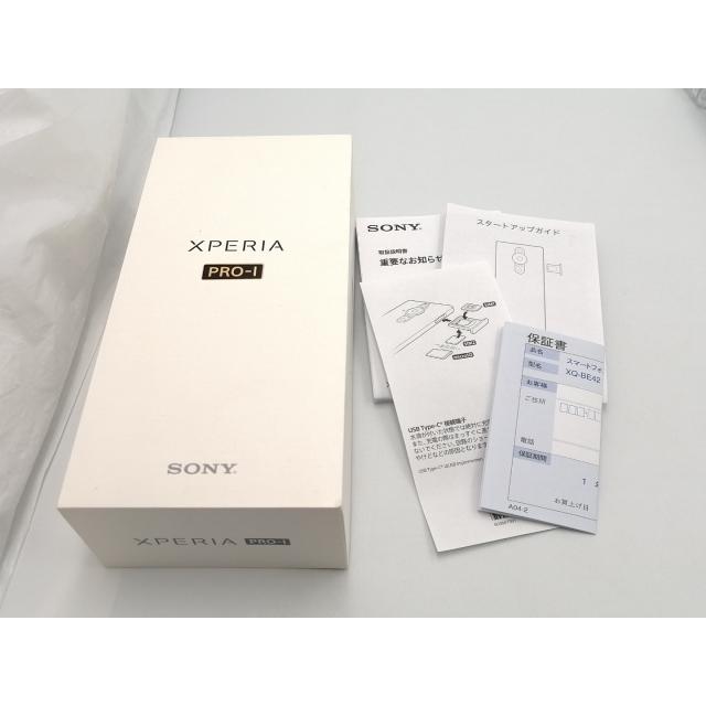中古】SONY 国内版 【SIMフリー】 Xperia PRO-I ブラック 12GB 512GB