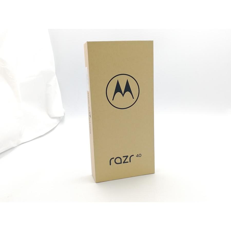 未使用】MOTOROLA 国内版 【SIMフリー】 motorola razr 40 セージ