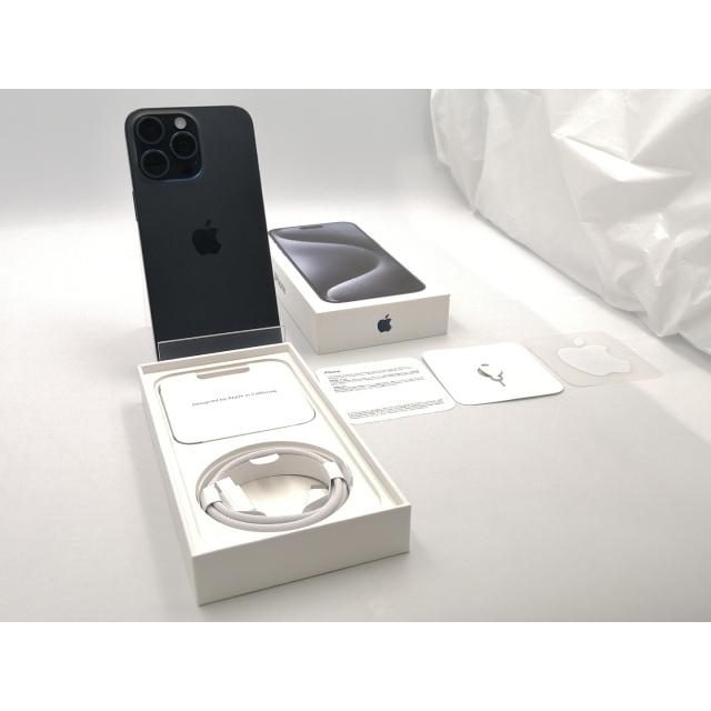【中古】Apple 国内版 【SIMフリー】 iPhone 15 Pro Max 256GB ブルーチタニウム MU6T3J/A【ECセンター】保証期間１ヶ月【ランクA】の画像