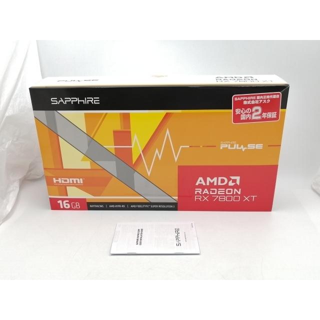 中古】SAPPHIRE PULSE Radeon RX 7800 XT GAMING 16GB GDDR6 RX7800XT