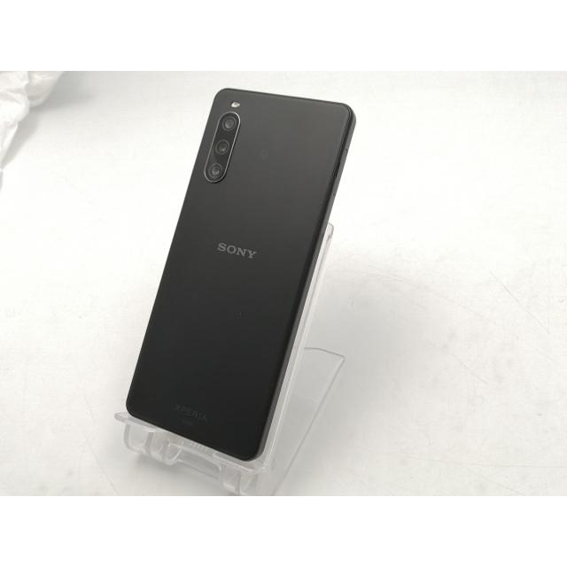 中古】SONY au 【SIMフリー】 Xperia 10 IV ブラック 6GB 128GB SOG07