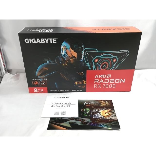 中古】GIGABYTE GV-R76GAMING OC-8GD RX7600/8GB(GDDR6)【ECセンター