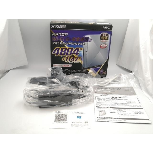 中古】NEC Aterm WX6000HP(PA-WX6000HP) Wi-Fi6(11ax)対応無線LAN