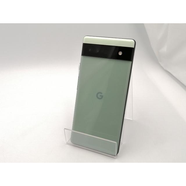 中古】Google au 【SIMフリー】 Pixel 6a セージ 6GB 128GB GB17L【EC