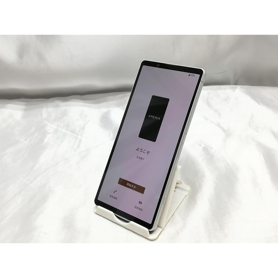 中古】SONY 国内版 【SIMフリー】 Xperia 5 V 8GB 256GB プラチナ