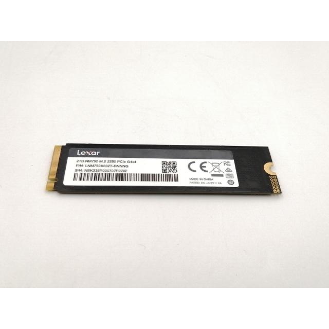 中古】各社 2TB SSD (M.2 2280/PCIe4.0 NVMe)【ECセンター】保証期間1