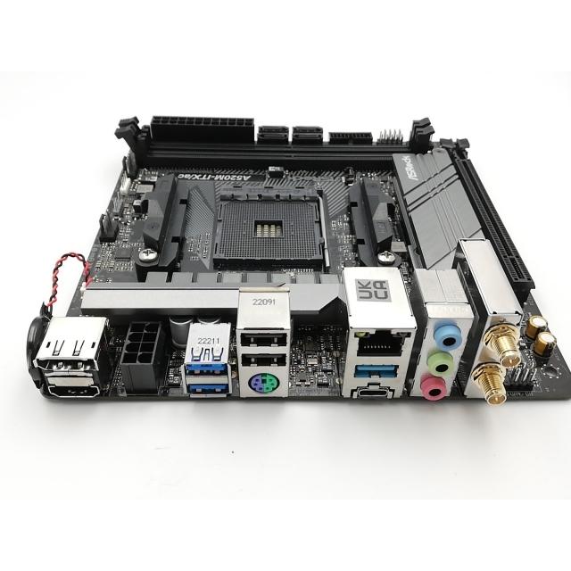 中古】ASRock A520M-ITX/ac A520/AM4/Wi-Fi(11ac)+BT4.2/Mini-ITX【EC