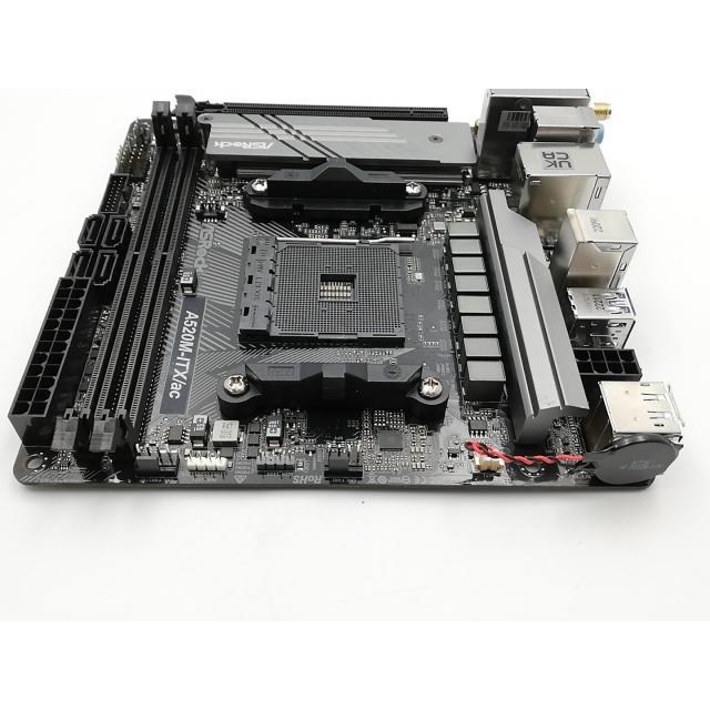中古】ASRock A520M-ITX/ac A520/AM4/Wi-Fi(11ac)+BT4.2/Mini-ITX【EC