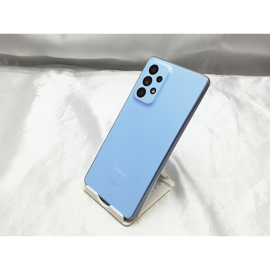 中古】SAMSUNG au 【SIMフリー】 Galaxy A53 5G オーサムブルー 6GB 