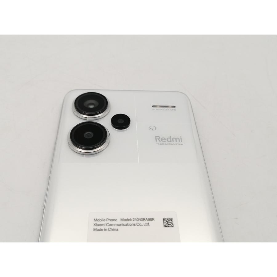 【中古】Xiaomi 国内版 【SIMフリー】 Redmi Note 13 Pro+ 5G ムーンライトホワイト 8GB 256GB【ECセンター】保証期間１ヶ月【ランクA】の画像