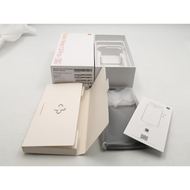 【中古】Xiaomi 国内版 【SIMフリー】 Redmi Note 13 Pro+ 5G ムーンライトホワイト 8GB 256GB【ECセンター】保証期間１ヶ月【ランクA】の画像