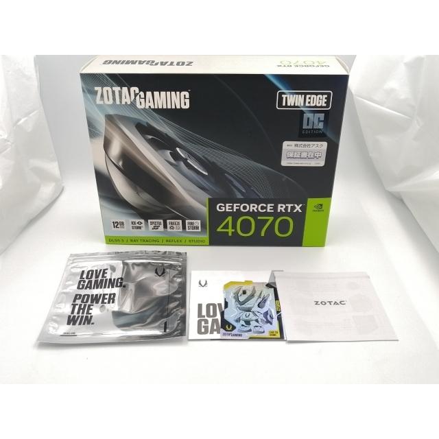 中古】ZOTAC ZOTAC GAMING GeForce RTX 4070 Twin Edge OC ZT-D40700H
